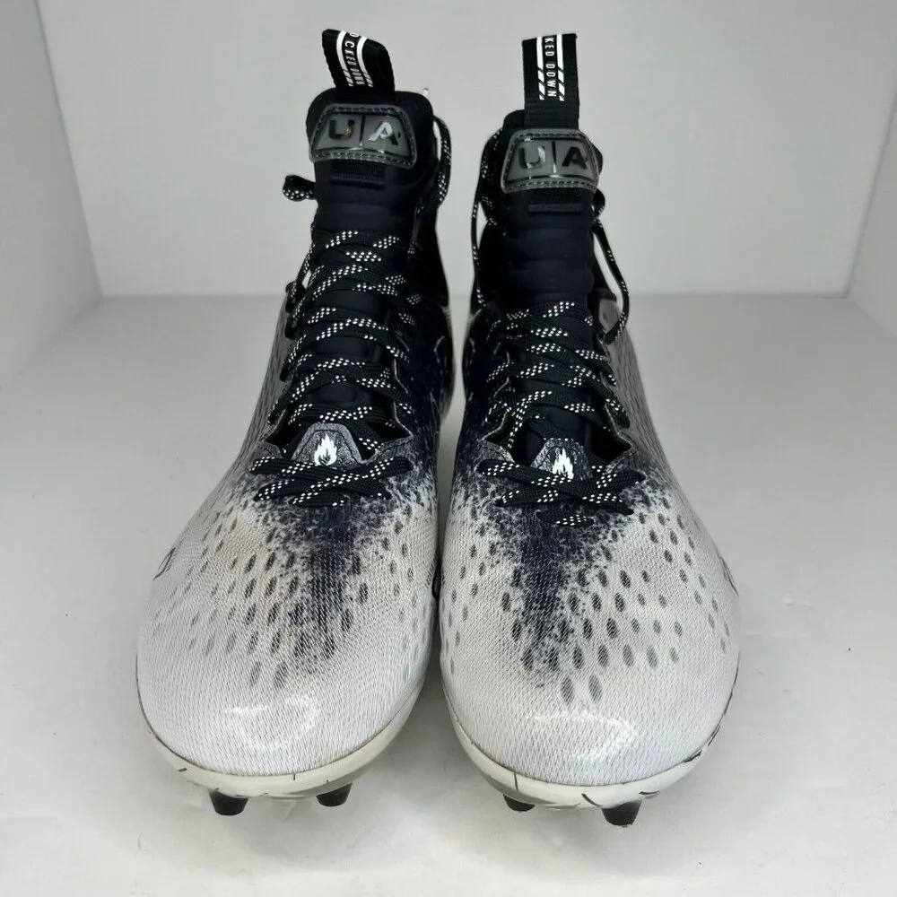 Under Armour Mens 3025082-001 Black Spotlight Lux MC 2.0 Size 12 Football Cleats